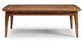 Mid-century modern walnut coffee table with drawers 150 x 75 x 45cm